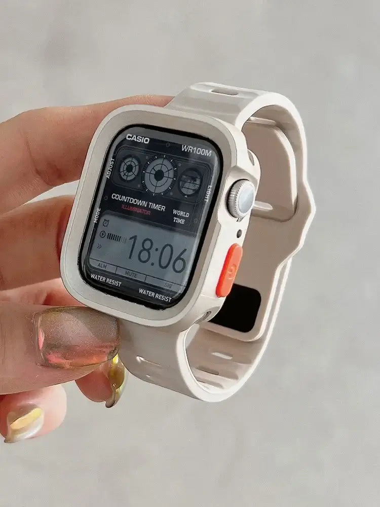 Siliconen Smartwatch Bandje Flexibel Comfortabel met Snelsluiting Sportarmband 38-49mm Universeel Vervanging