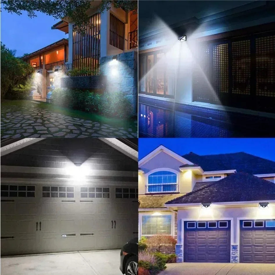 Zonne-Buitenlamp met Bewegingssensor - Waterdicht & 270° Bereik