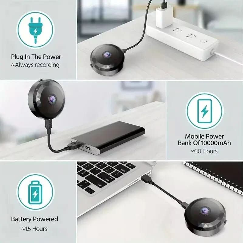 Magnetische Mini WiFi Camera 1080P HD Nachtzicht Bewegingsdetectie Draadloze Beveiligingscamera voor Thuis
