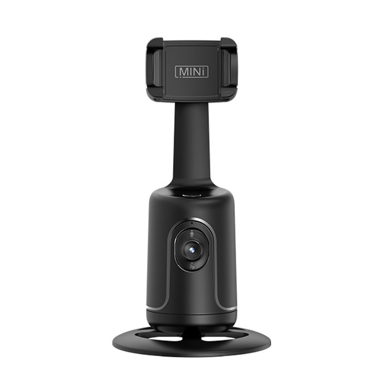 Automatisch Volgend Camerastatief Zwart 360° Rotatie Smartphonehouder Gezichtsherkenning Video Selfie
