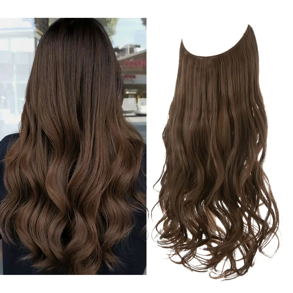 Haarextensions Echt Haar 100% Natuurlijk voor Volheid en Lengte | Hittebestendig | Natuurlijke Glans
