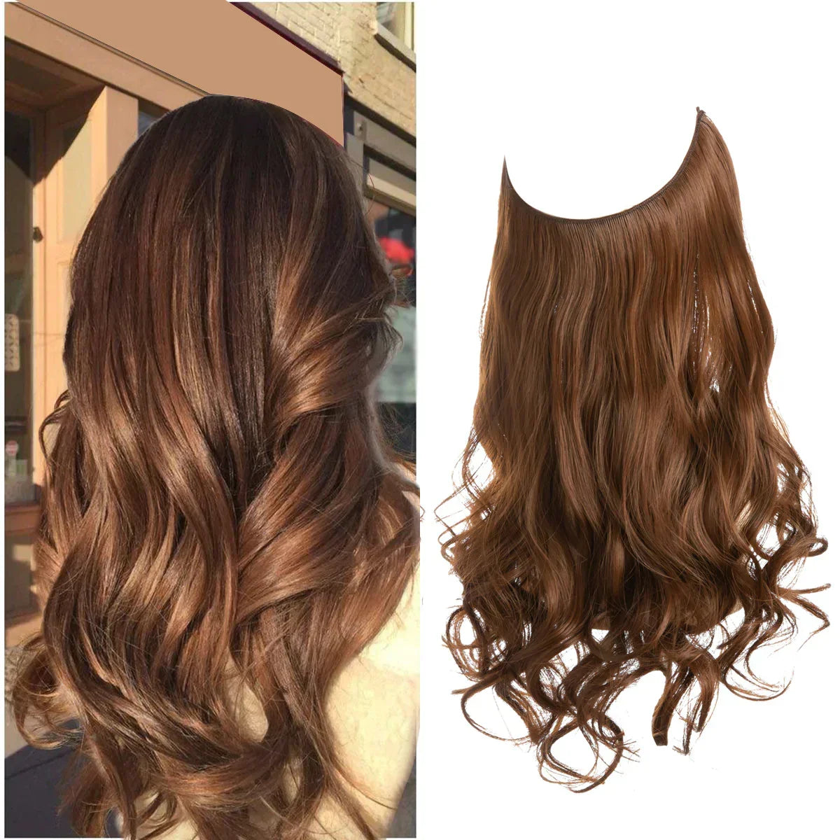 Haarextensions Echt Haar 100% Natuurlijk voor Volheid en Lengte | Hittebestendig | Natuurlijke Glans