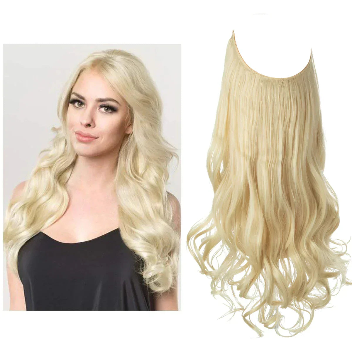 Haarextensions Echt Haar 100% Natuurlijk voor Volheid en Lengte | Hittebestendig | Natuurlijke Glans