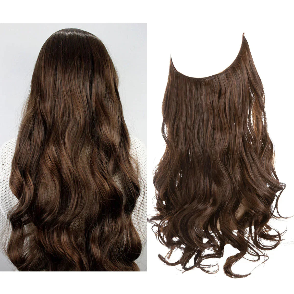 Haarextensions Echt Haar 100% Natuurlijk voor Volheid en Lengte | Hittebestendig | Natuurlijke Glans