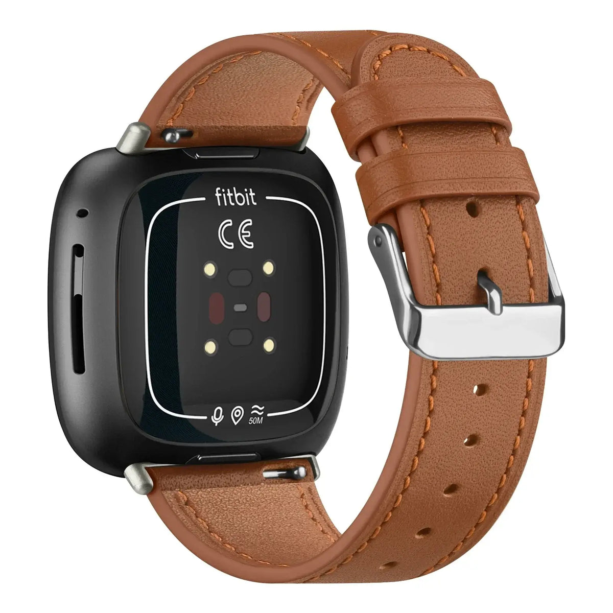 Leren Smartwatch Bandje Verstelbaar Sporthorloge Armband Vervanging Polsband voor Dames en Heren活动追踪