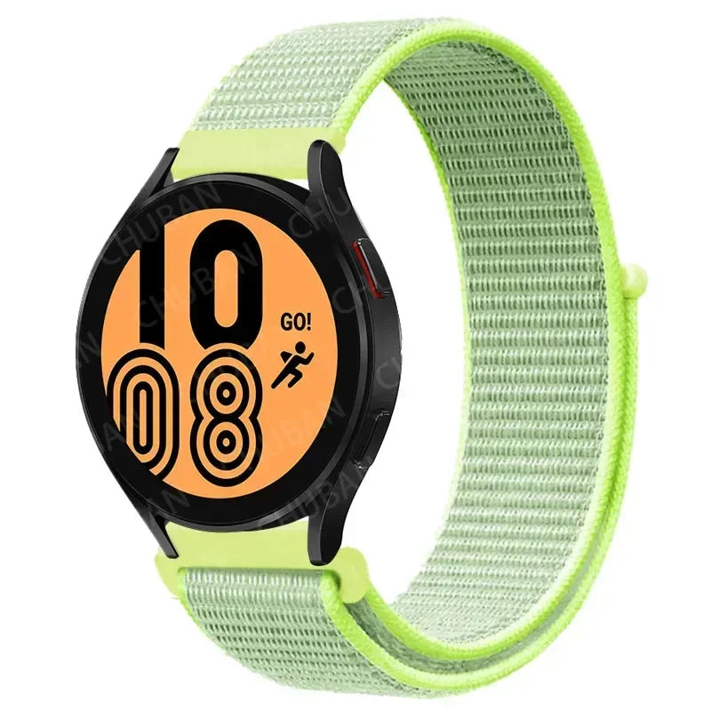 Nylon Sportband Smartwatch 20mm 22mm Ademend Lichtgewicht Loop Polsband Verstelbaar Training Fitness