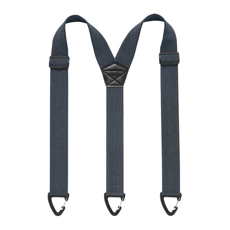 Verstelbare Bretels Heren X-Rug Y-Vorm Elastisch 3,5cm Breed Metalen Clips Werkkleding Casual Formeel