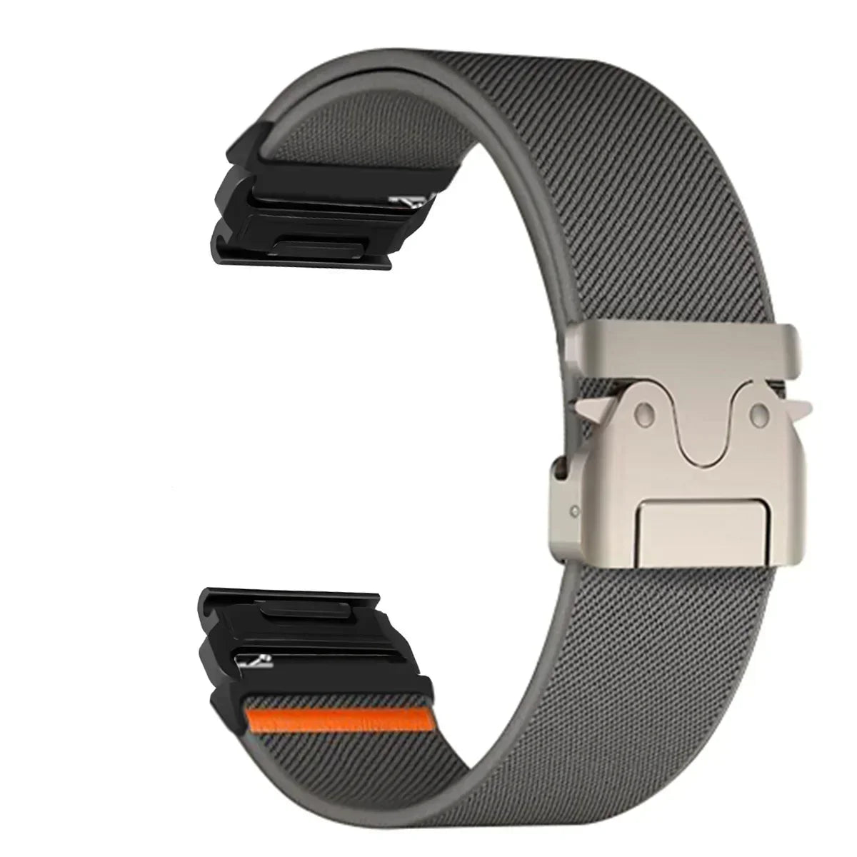 Nylon Smartwatch Bandje 22-26mm Militair Design Verstelbaar Unisex Polsband Sportief Universeel Compatibel
