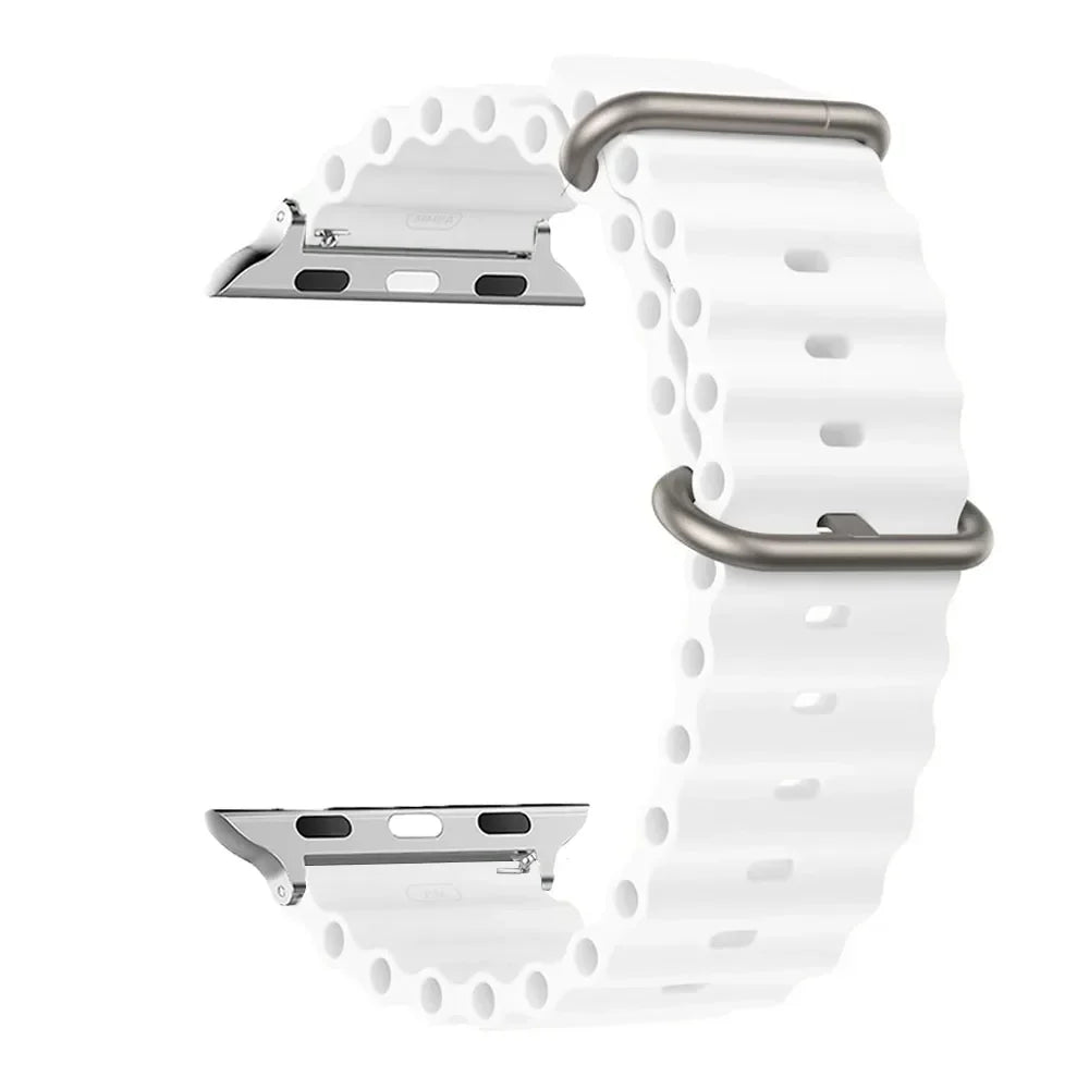 Siliconen Smartwatch Bandje Waterbestendig Ademend Unisex Horlogeband Sportarmband Vervangingsband Polsband