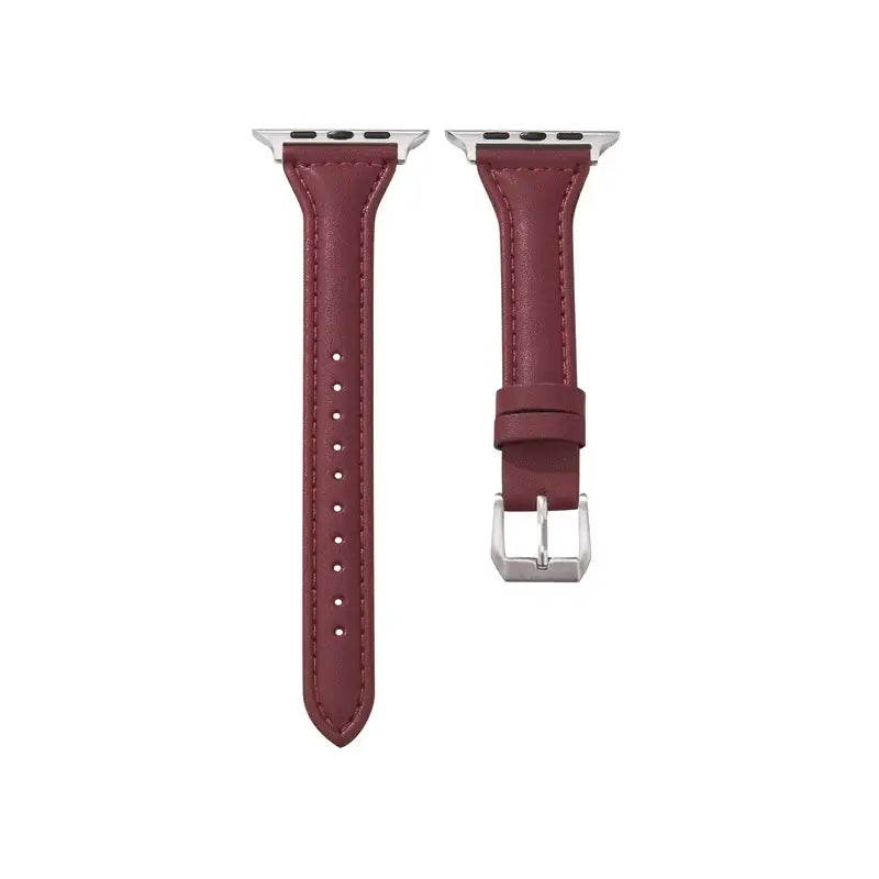 Leren Horlogebandje Smartwatch Universeel Verstelbaar 38-49mm Premium Lederen Polsband Sportief Design