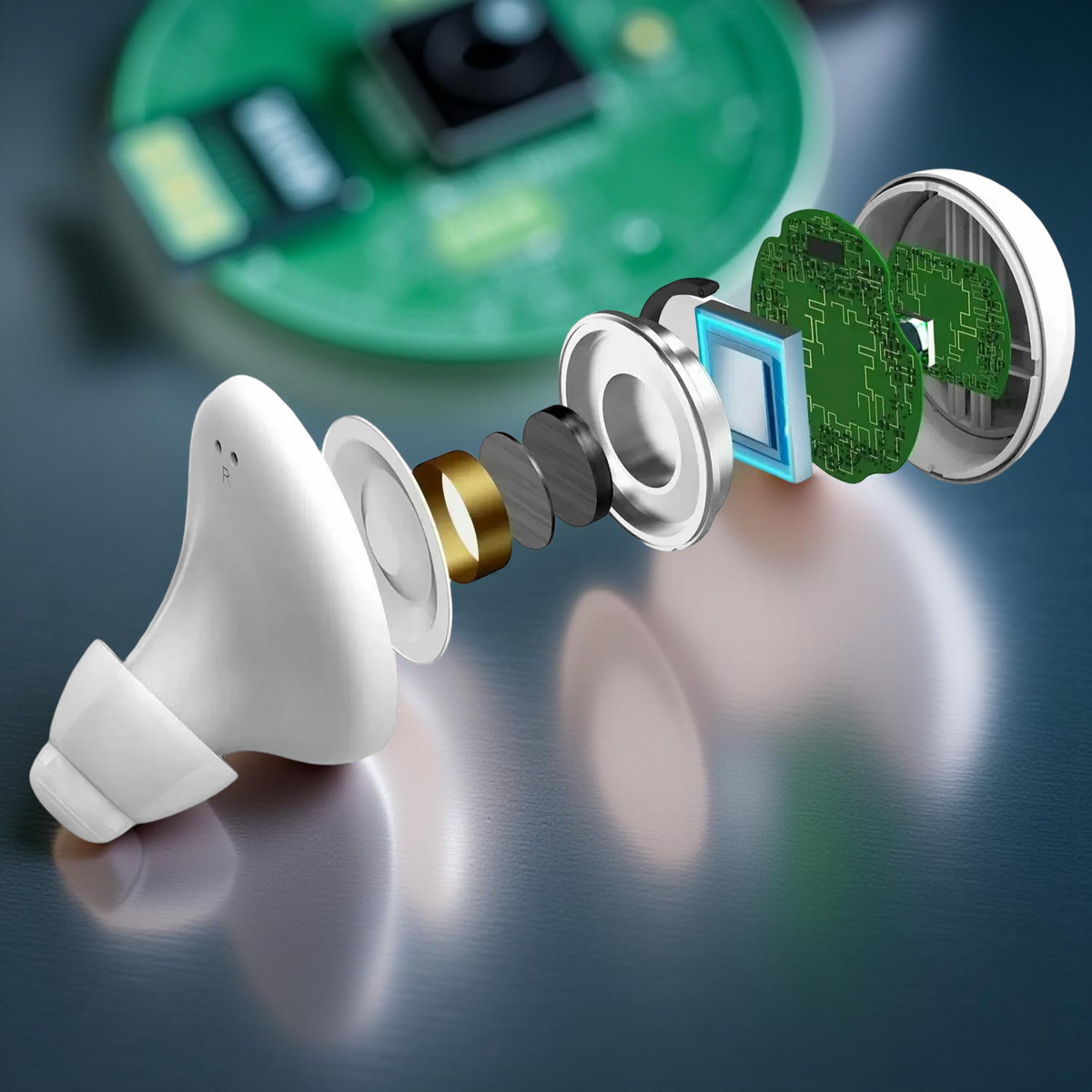 Draadloze Hoorversterker met Bluetooth & App-Bediening - Oplaadbare In-Ear Hoorondersteuning met Oplaadcase