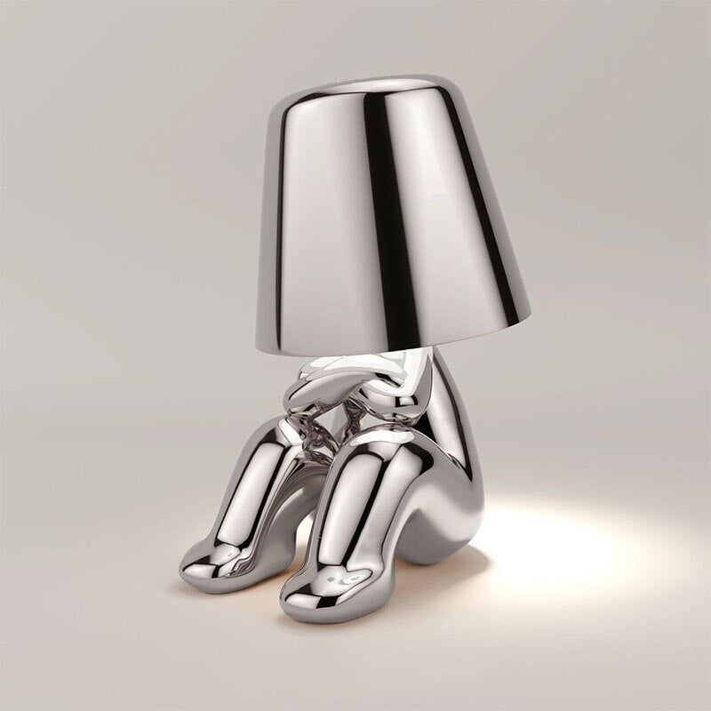 Draadloze Oplaadbare Sfeerlamp Met Warm Licht En Touchbediening Voor Rustige Interieurs
