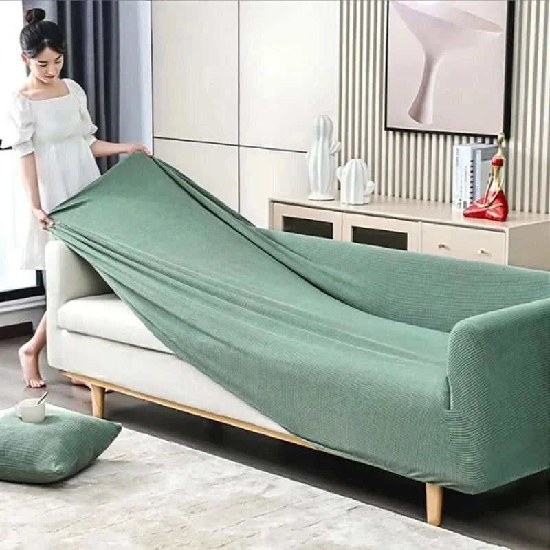 Bankbeschermer met Antislip - Luxe Geribde Bankhoes voor Bescherming & Comfort