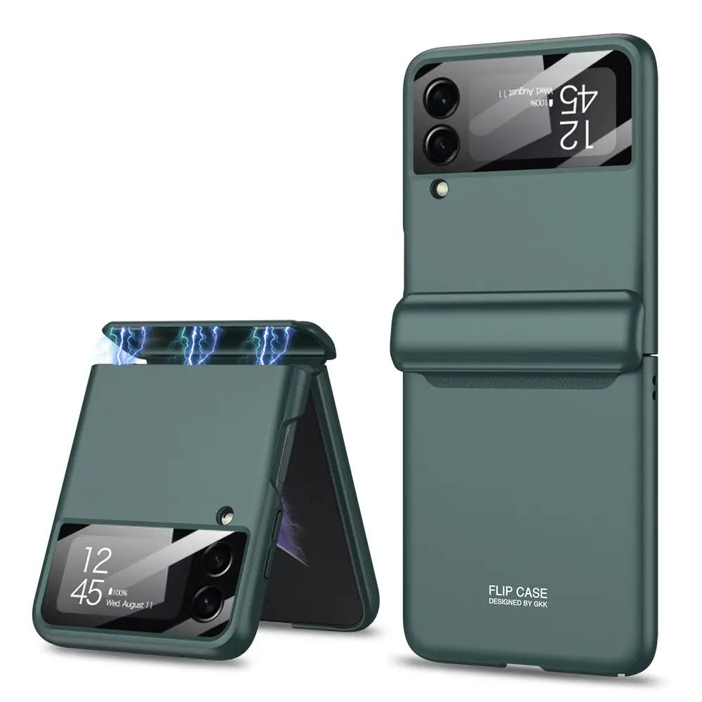 Beschermhoes Samsung Galaxy Z Flip 4 met Draadloos Laden Valbestendig Flexibel Design Duurzame Telefoonhoes