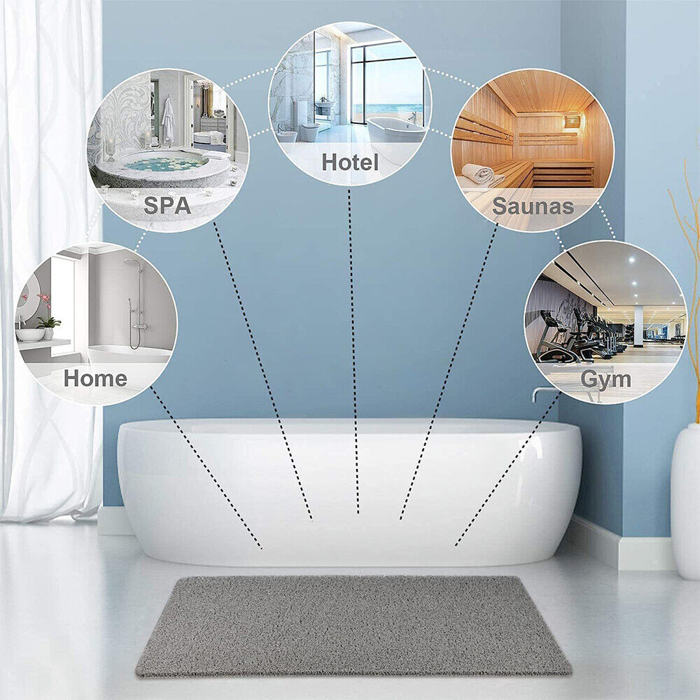 Zachte Antislip Badmat met Antibacteriële Microvezel | Sneldrogend | Veiligheid voor Douche en Bad | 40x60cm 45x75cm