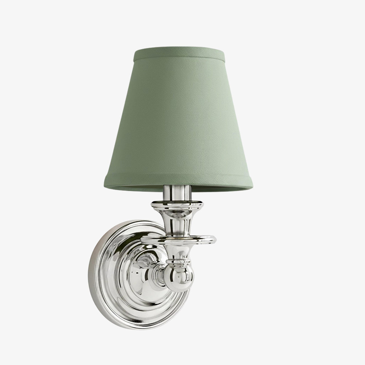 Wandlamp met stoffen kap en zwanenhalsarm - smeedijzeren armatuur met verstelbare leeslamp