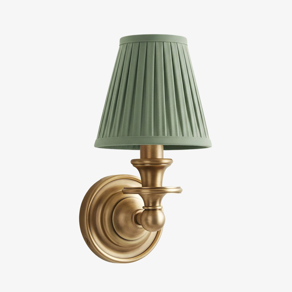 Wandlamp met stoffen kap en zwanenhalsarm - smeedijzeren armatuur met verstelbare leeslamp
