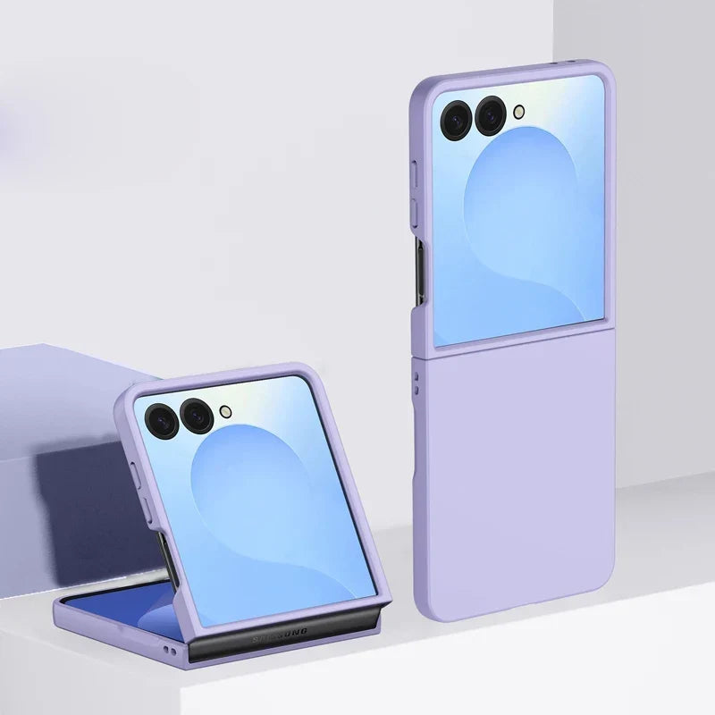 Schokbestendige Hardcase voor Vouwbare Smartphone Blauw Groen Roze Beige Bescherming Draadloos Laden