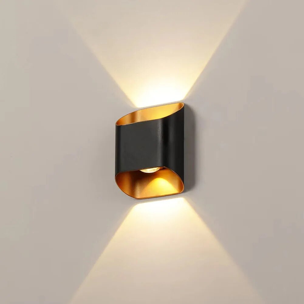 Moderne LED Buitenwandlamp IP65 Waterdicht - Stijlvolle Tuinverlichting voor Gevel & Terras