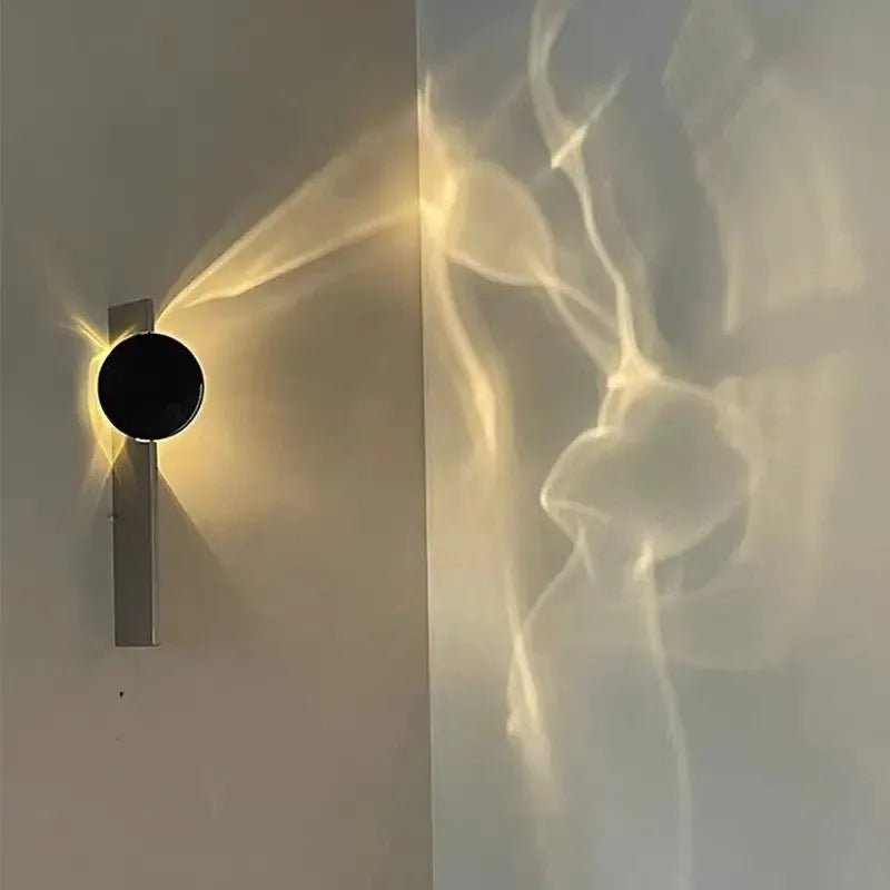 Draaibare Wandlamp met Golvend Design - Modern LED Wandverlichting voor Interieur