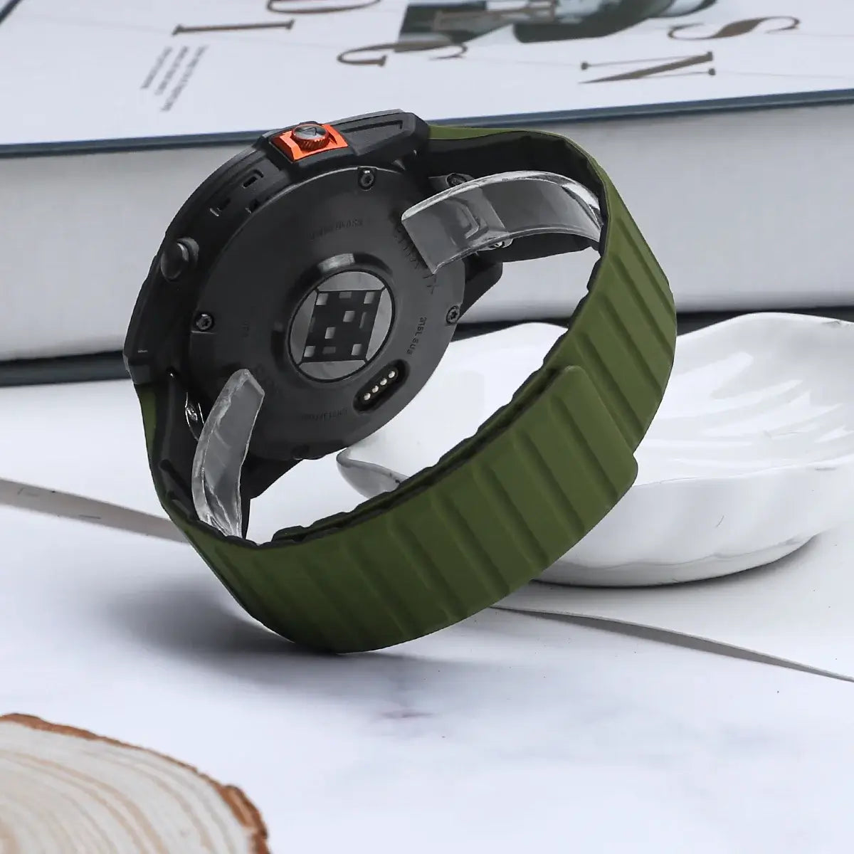Siliconen Smartwatch Bandje met Magnetische Sluiting - Verwisselbare Horlogeband 22mm 26mm Sporthorloge