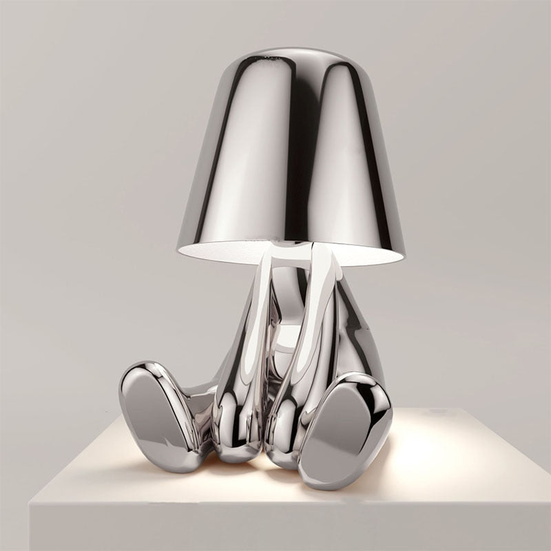 Tafellamp LED Oplaadbaar Dimbaar Resin Aluminium 3W USB Sfeerlamp Woonkamer Slaapkamer Modern