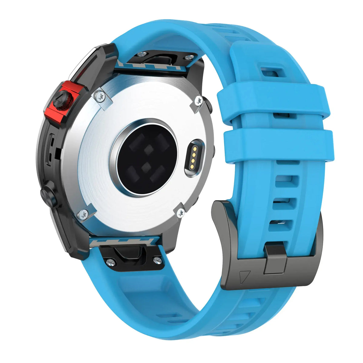 Siliconen Smartwatch Band 20mm 22mm 26mm Verstelbaar Sporthorloge Polsband Vervangingsbandje Comfortabel