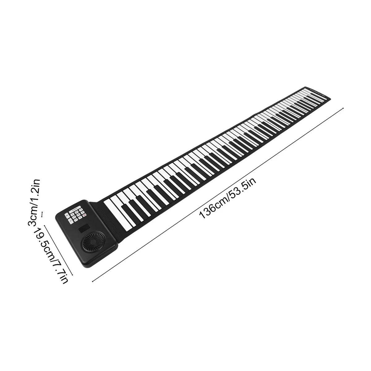 Oprolbare Piano met 88 Toetsen - Draagbaar en Flexibel Keyboard voor Onderweg