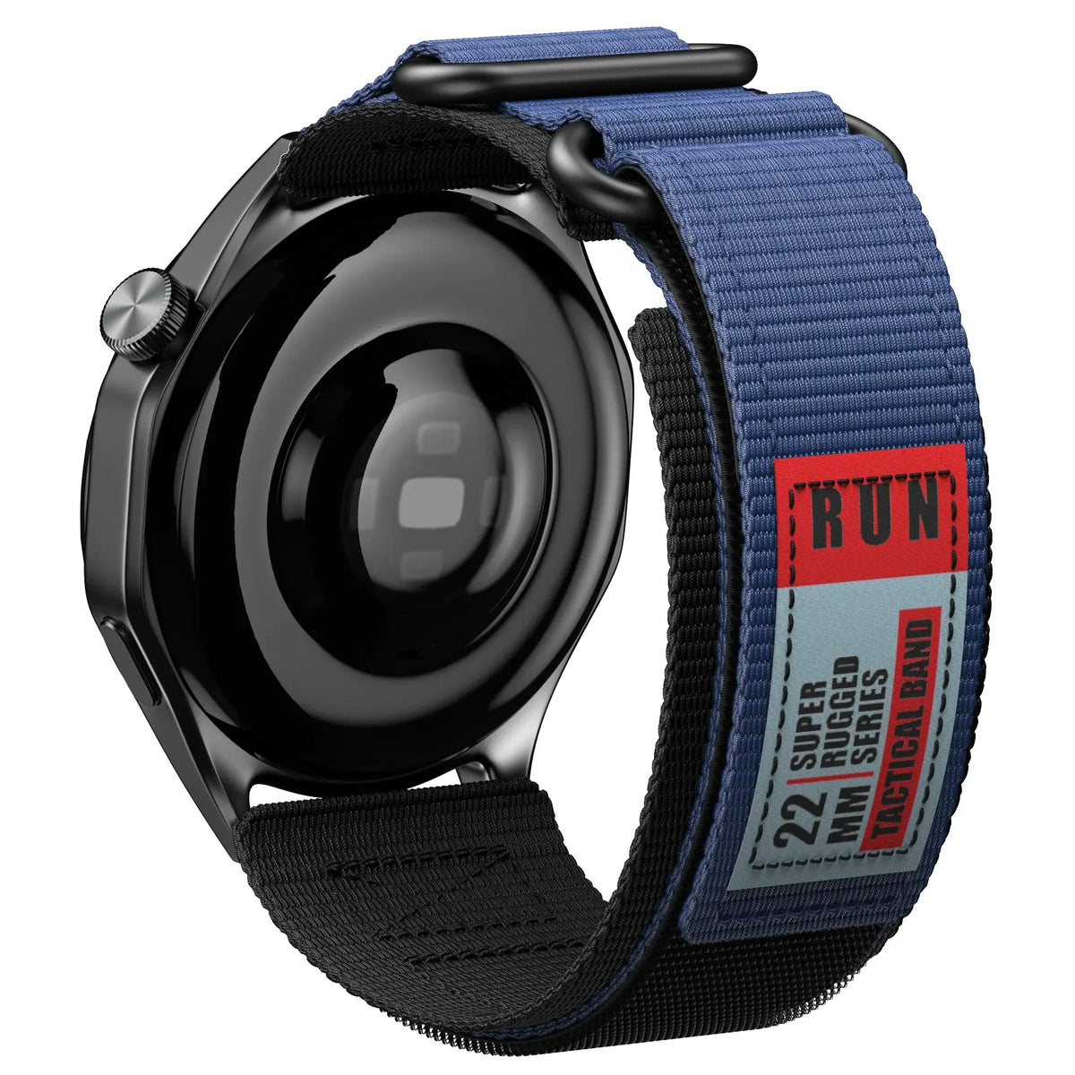Smartwatch Bandje Nylon met Klittenband Verstelbaar 20mm 22mm Sportief Ademend Polsband voor Hardlopen Fitness