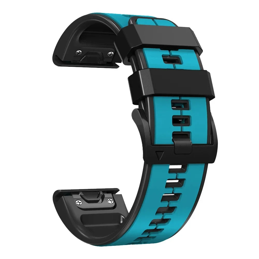 Siliconen Horlogeband met Snelsluiting 22mm 26mm Smartwatch Polsband Sportarmband Comfortabel Waterbestendig