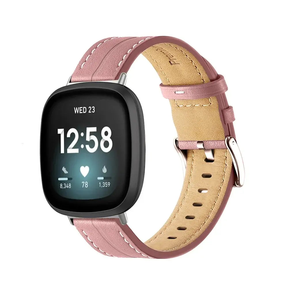 Lederen Smartwatch Bandje Verstelbaar Polshorloge Band Leer Premium Stijlvol Vervangingsbandje Accessoire