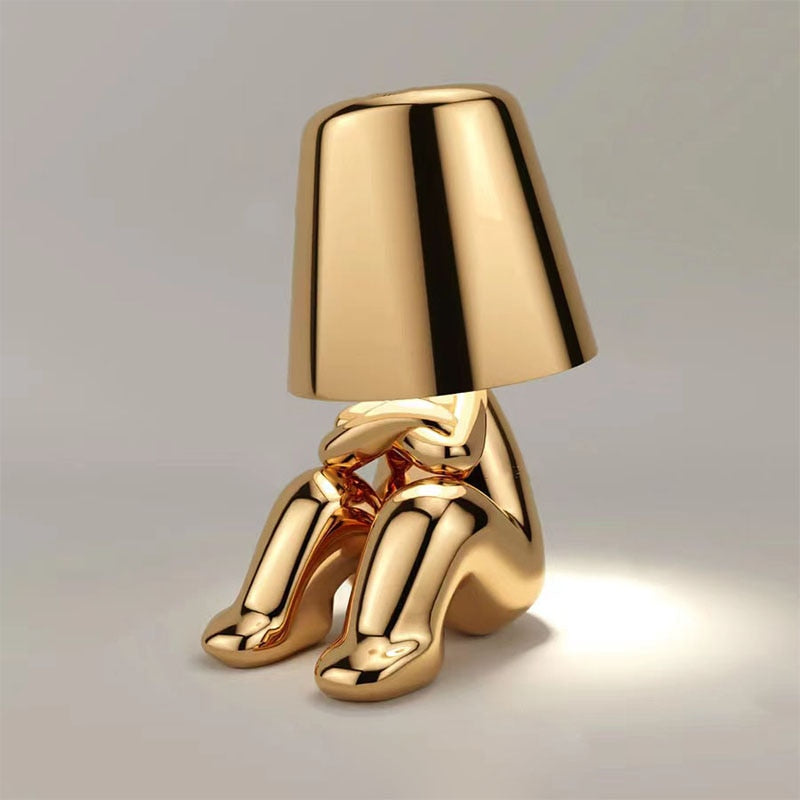 Draadloze Oplaadbare Sfeerlamp Met Warm Licht En Touchbediening Voor Rustige Interieurs