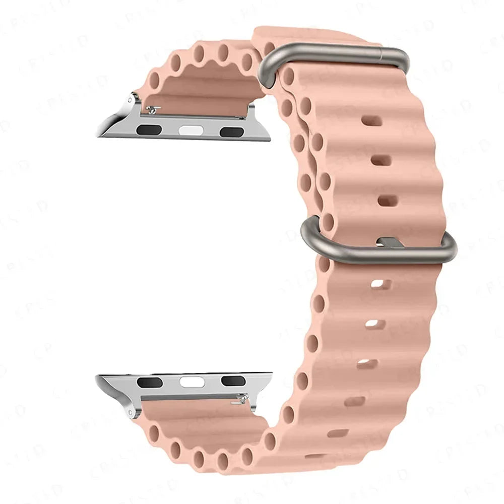 Siliconen Smartwatch Bandje Waterbestendig Ademend Unisex Horlogeband Sportarmband Vervangingsband Polsband