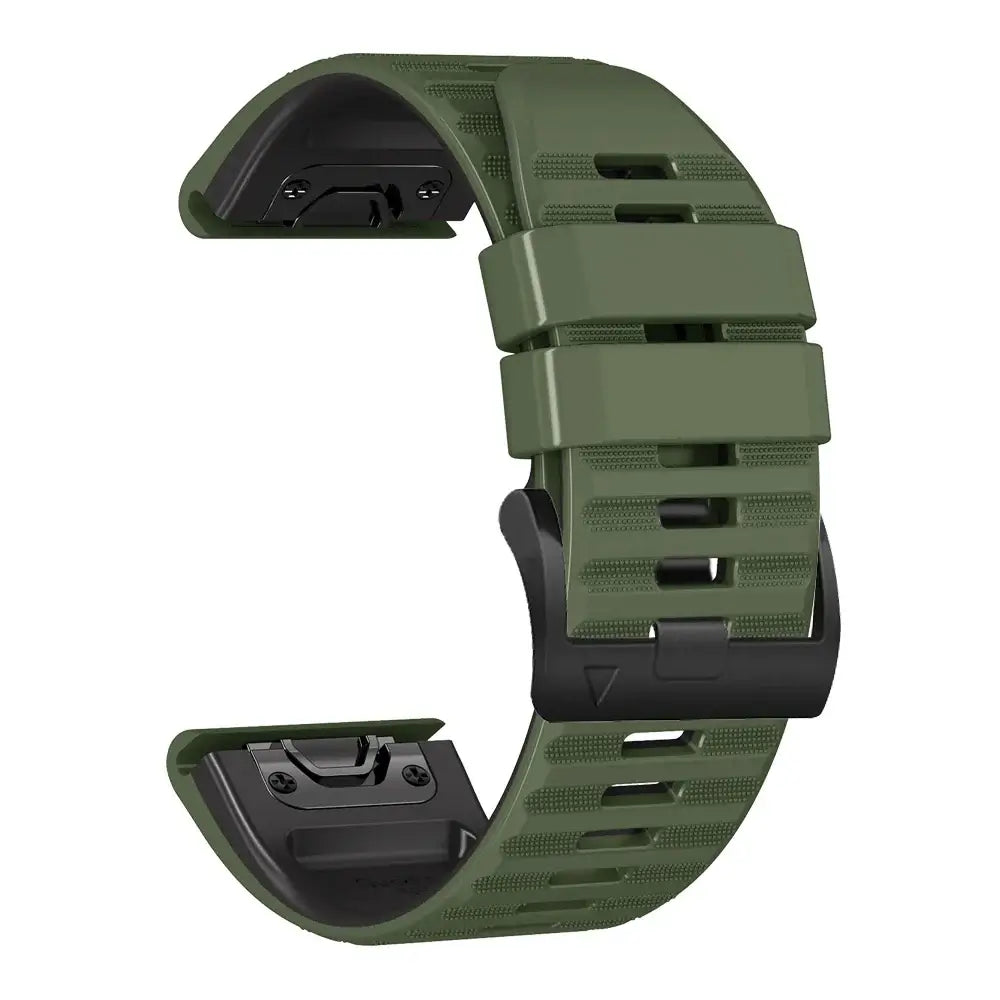 Siliconen Horloge Bandje Camouflage Print Verstelbaar Sportief 22mm 26mm Verwisselbaar Polsband Unisex