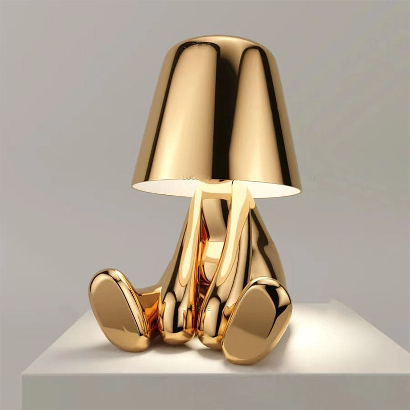 Draadloze Oplaadbare Sfeerlamp Met Warm Licht En Touchbediening Voor Rustige Interieurs