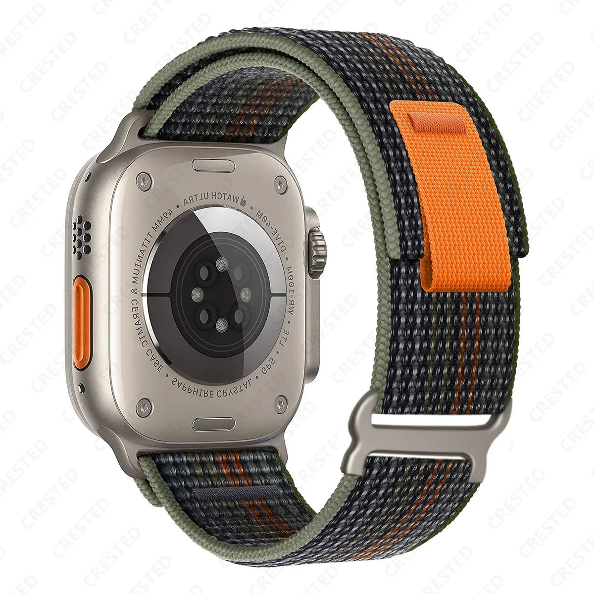 Nylon Smartwatchband Trail Loop - Verstelbaar Sportbandje met Duurzame Gesp - Veelkleurig Polsband Actief