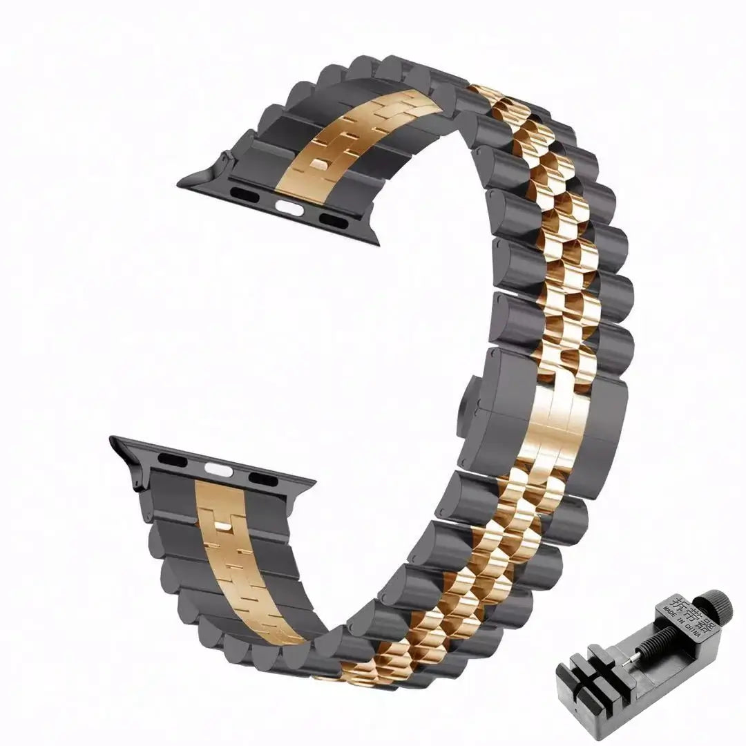 Roestvrijstalen Smartwatch Bandje Verstelbaar Metalen Polsband Universeel Elegant Design Horlogeband