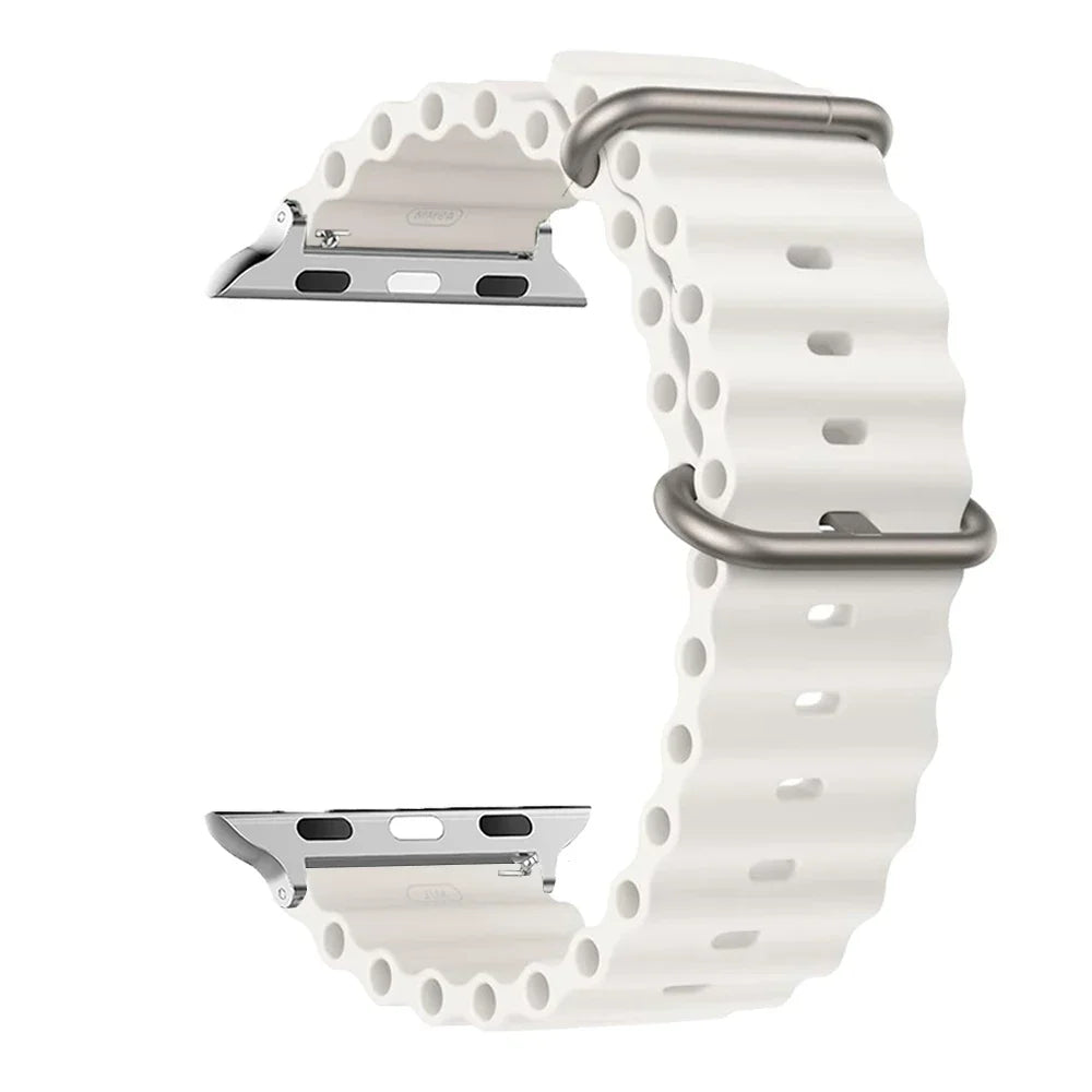 Siliconen Smartwatch Bandje Waterbestendig Ademend Unisex Horlogeband Sportarmband Vervangingsband Polsband