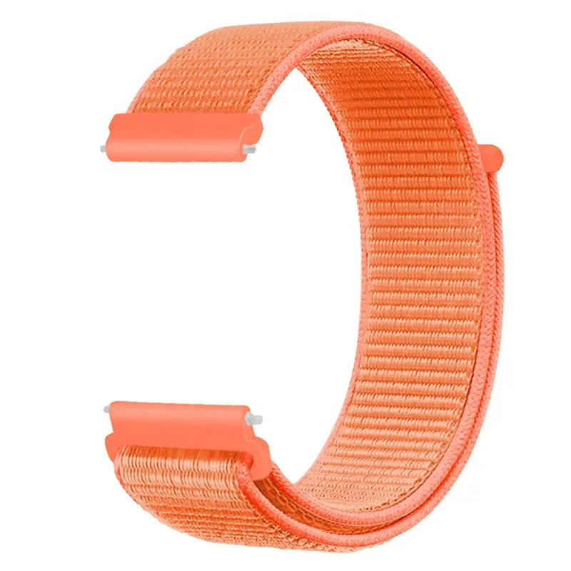 Verstelbare Nylon Sportband voor Smartwatch 20mm 22mm Ademend Polsband Sporthorloge Lichtgewicht Fitness