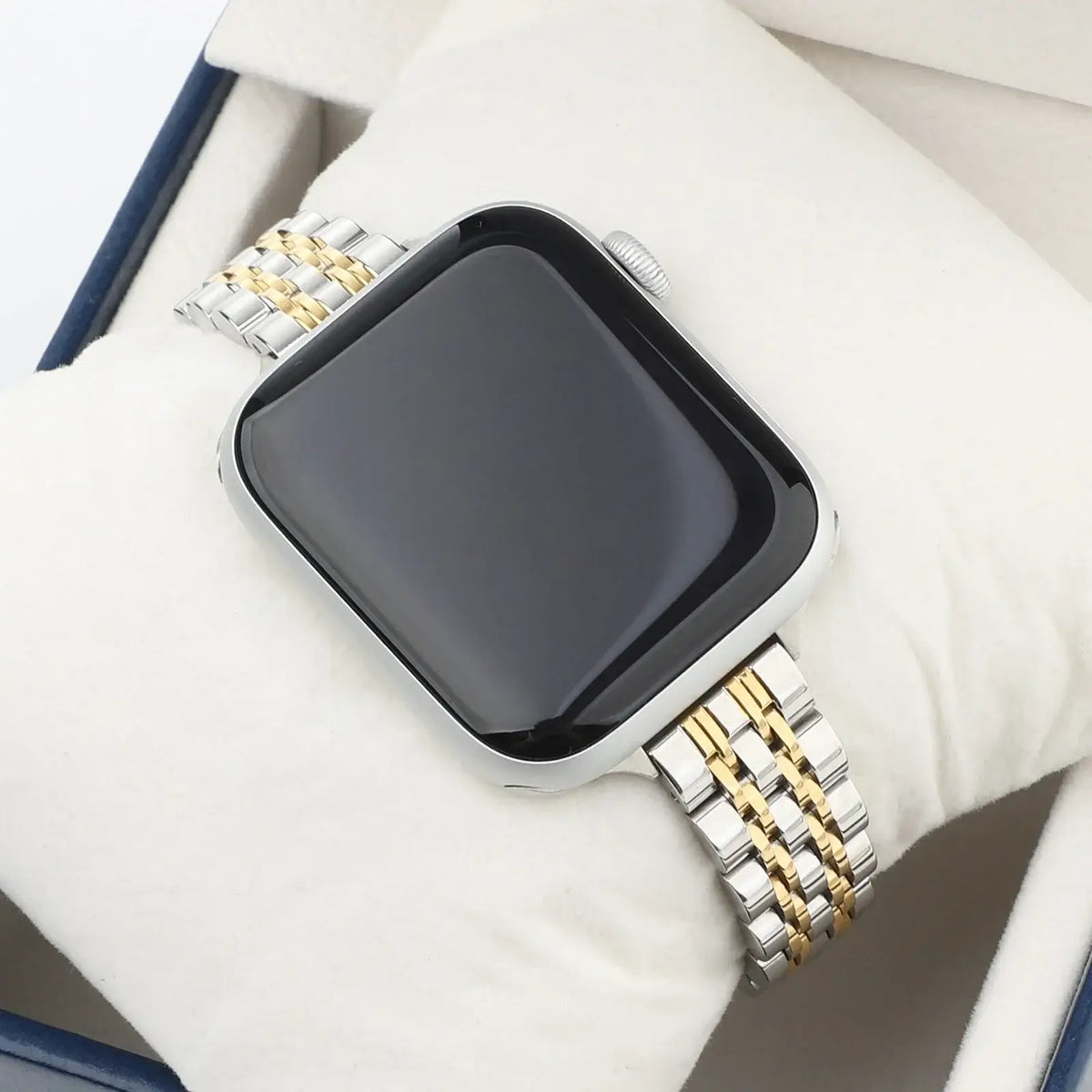 Roestvrijstalen Smartwatch Armband 38-49mm Metalen Polsband Elegante Schakelband Verstelbaar Horloge