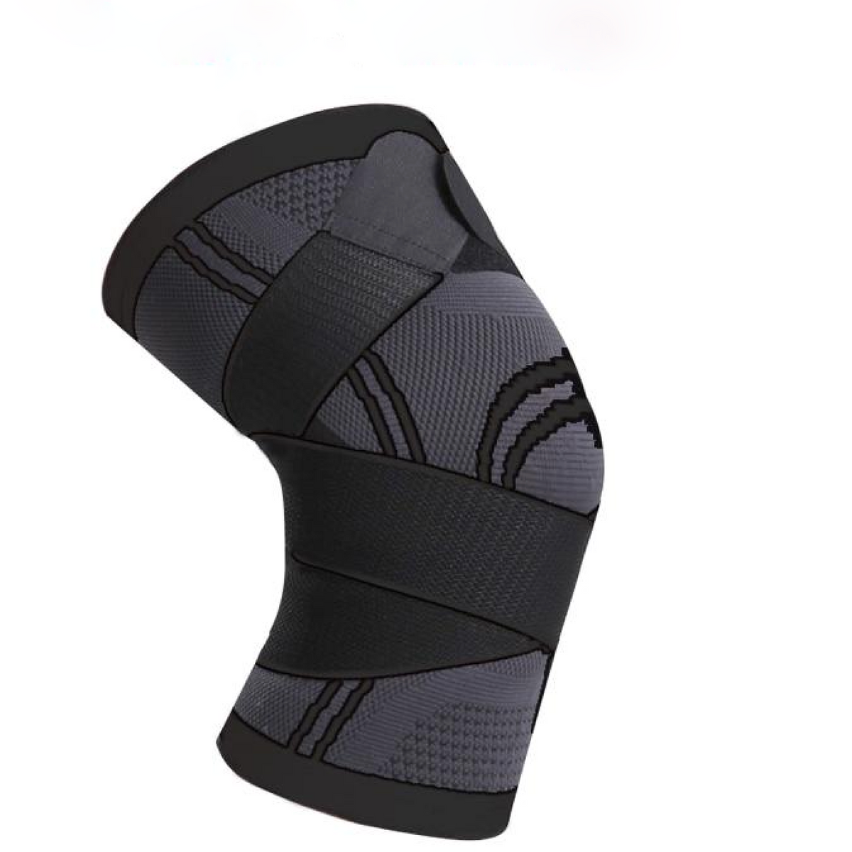 Compressie Kniebrace met Verstelbare Banden Sport Ondersteuning Gewrichtsbescherming Fitness Training