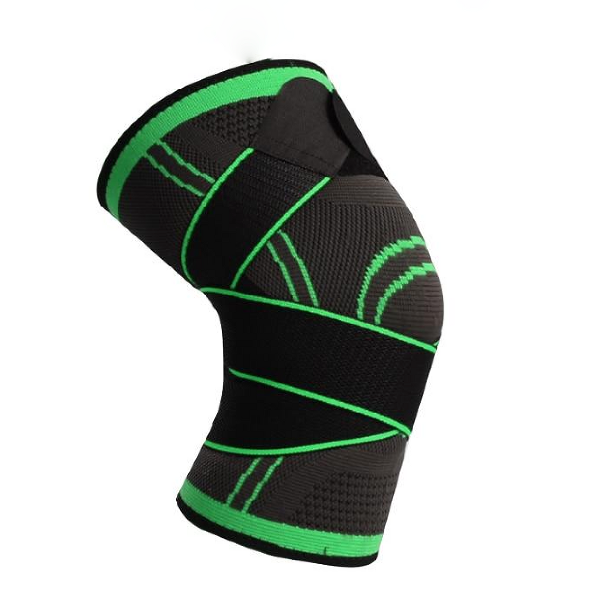 Compressie Kniebrace met Verstelbare Banden Sport Ondersteuning Gewrichtsbescherming Fitness Training