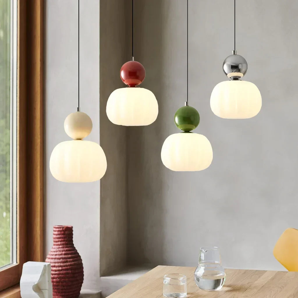Glazen Hanglamp in Art Deco Stijl - Warm Licht met Luxe Uitstraling