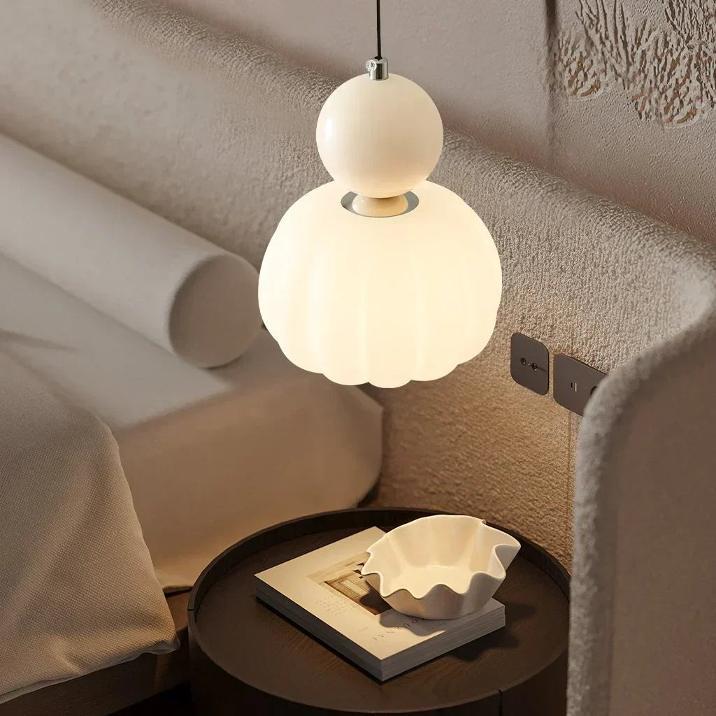 Glazen Hanglamp in Art Deco Stijl - Warm Licht met Luxe Uitstraling