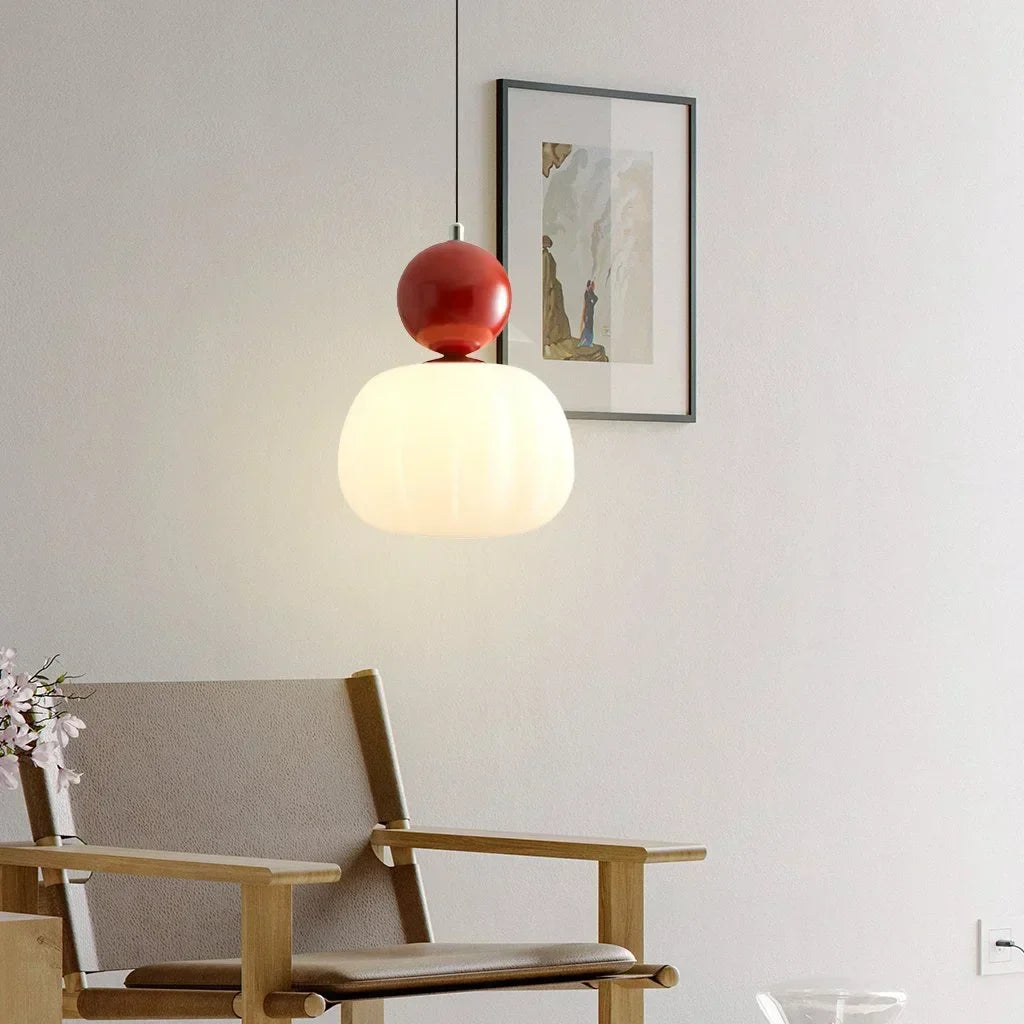 Glazen Hanglamp in Art Deco Stijl - Warm Licht met Luxe Uitstraling