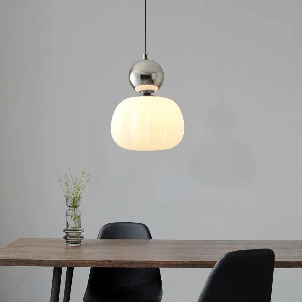 Glazen Hanglamp in Art Deco Stijl - Warm Licht met Luxe Uitstraling