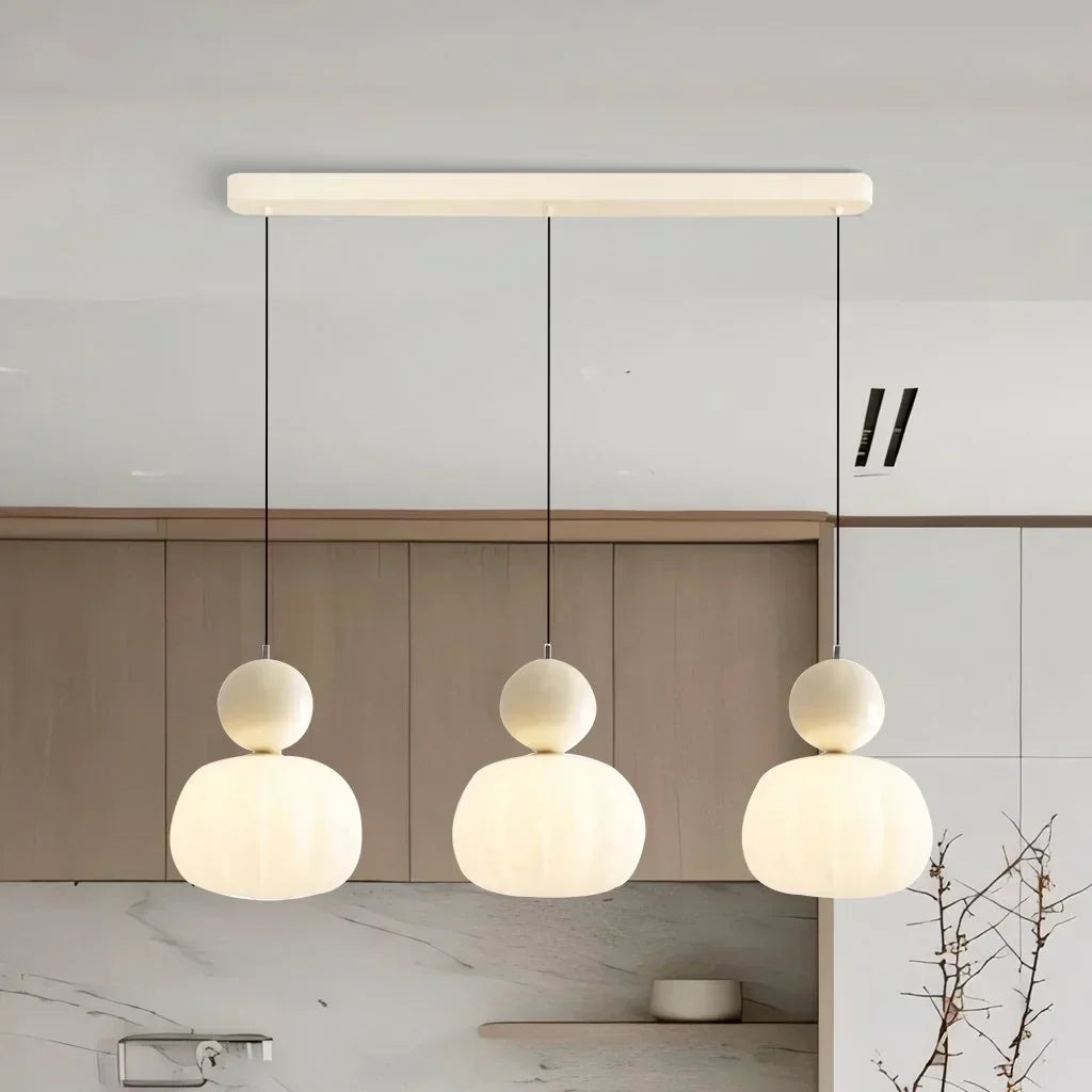 Glazen Hanglamp in Art Deco Stijl - Warm Licht met Luxe Uitstraling