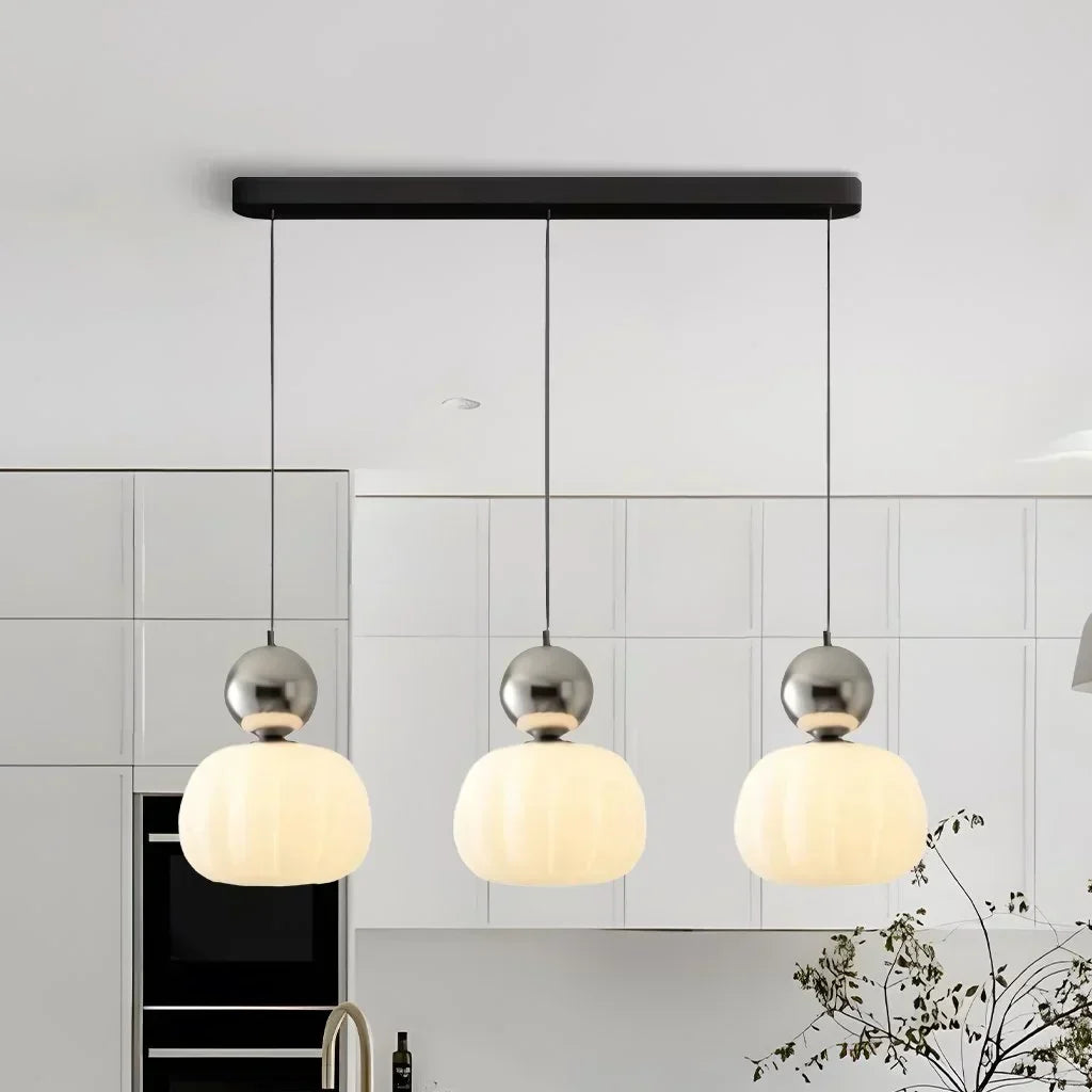 Glazen Hanglamp in Art Deco Stijl - Warm Licht met Luxe Uitstraling