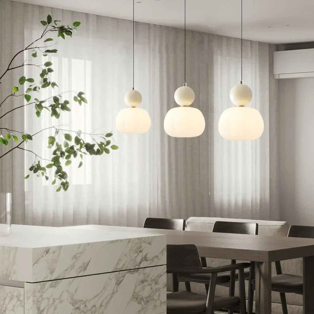 Glazen Hanglamp in Art Deco Stijl - Warm Licht met Luxe Uitstraling
