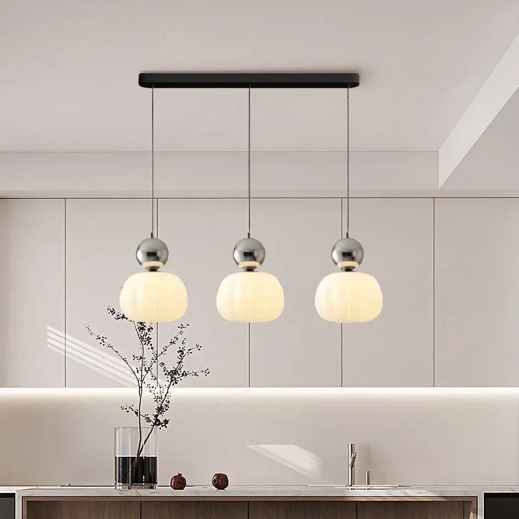 Glazen Hanglamp in Art Deco Stijl - Warm Licht met Luxe Uitstraling
